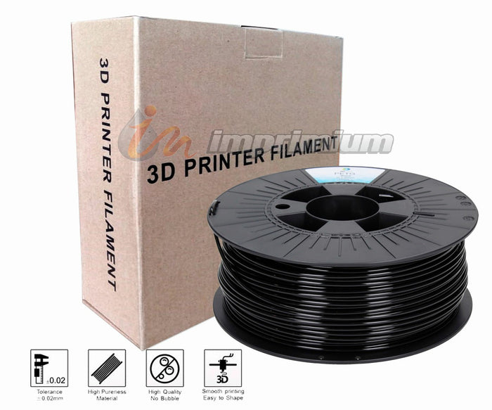 FILAMENTO 3D PETG 1,75MM X1KL BLACK