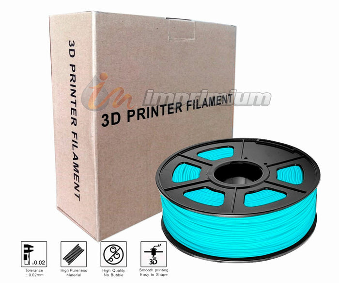 FILAMENTO 3D PLA 1,75MM X1KILO : CYAN