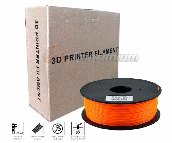 FILAMENTO 3D PLA 1,75MM X1KILO : ORANGE