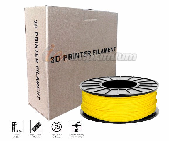 FILAMENTO 3D PLA 1,75MM X1KILO : YELLOW