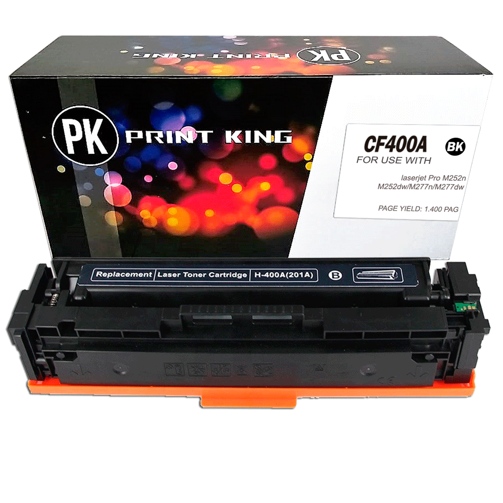 TONER COMPATIBLE CALIDAD PREMIUM CF400A BK