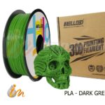 filamentos 3d pla dark green imprimium sas