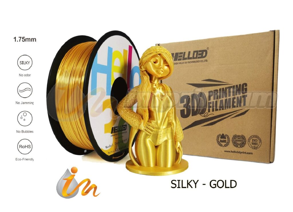 filamentos 3d silky gold imprimium