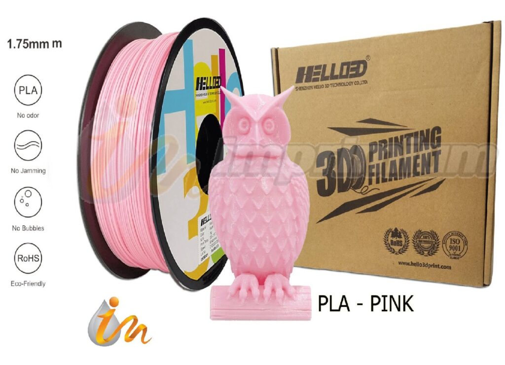filamentos 3d pla rosa imprimium sas